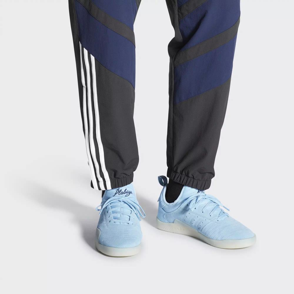 Adidas 3ST.003 Tenis Para Skate Azules Para Hombre (MX-14383)